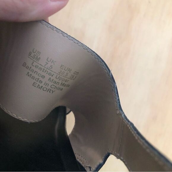 Naturalizer Black Leather Sandals Women’s Size 9.5 - Picture 7 of 9